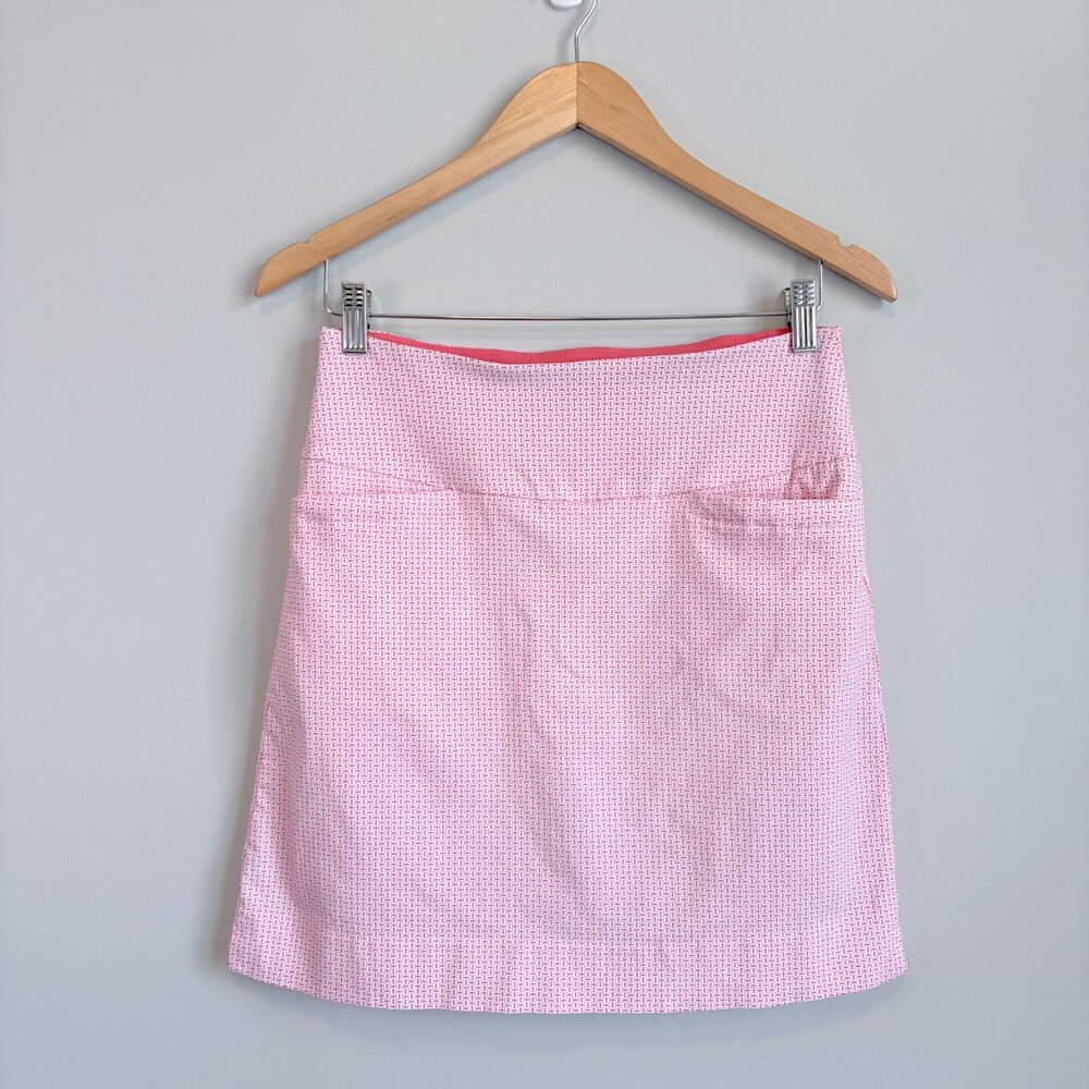 S.C. & CO. Skort Athletic Pockets Golf Tennis Prep Pickleball Coral Pink Size S
